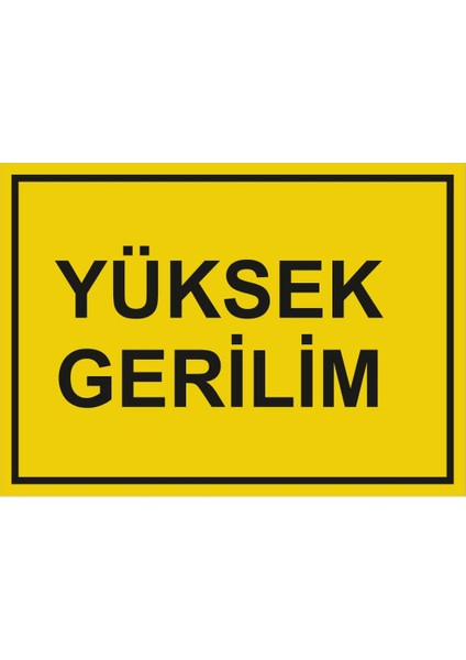 Yüksek Gerilim Levhası (Sac Malzeme)