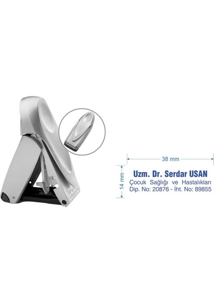 9411 Kişiye Özel Şirket Makam Ve Ünvan Kaşesi fiyatları