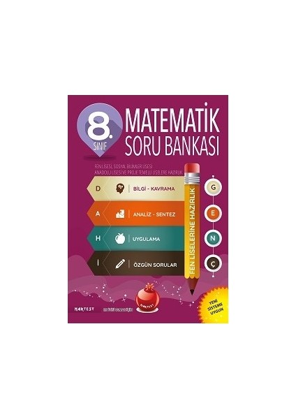 8. Sınıf Dahi Genç Matematik Soru Bankası Fen Liselerine Hazırlık