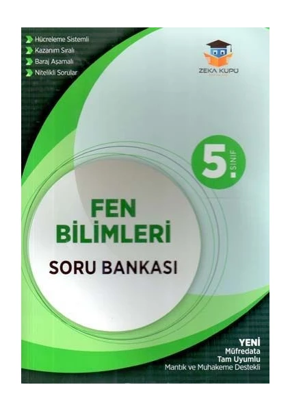 Zeka Küpü 2019 Yeni 5.Sınıf Fen Bilimleri Soru Bankası