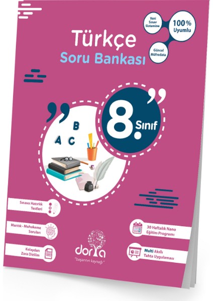 Dora Basım Yayın 8.Sınıf Türkçe Soru Bankası