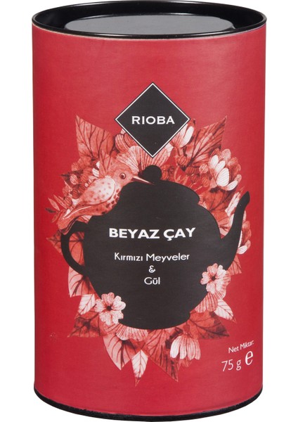 Beyaz Çay Kırmızı Meyveler & Gül 75 gr
