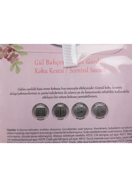 English Home Gül Bahçesi Kokulu Kese 19 Gr Açik Pembe