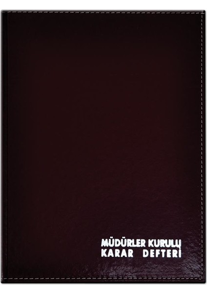 Müdürler Kurulu Karar Defteri 96 Yaprak