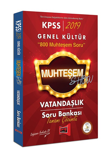 2019 KPSS Muhteşem Show Vatandaşlık Tamamı Çözümlü Soru Bankası