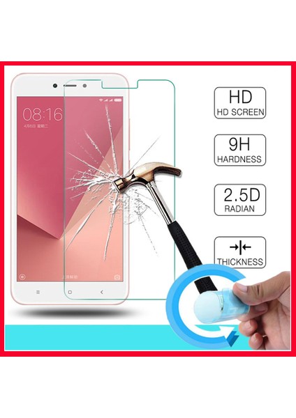 Xiaomi Redmi Note 5A Prime Nano Cam Ekran Koruyucu Film Cam Ve Plastik Karışımı 9H modelleri