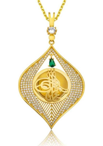 Gumush Gümüş Tuğra Ziynet Kolye fiyatları