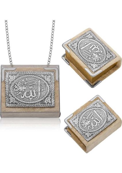 Gümüş Zincirli Küçük Kuranı-ı Kerim