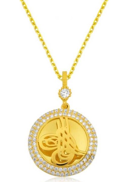 Gumush Gümüş Tuğra Kolye