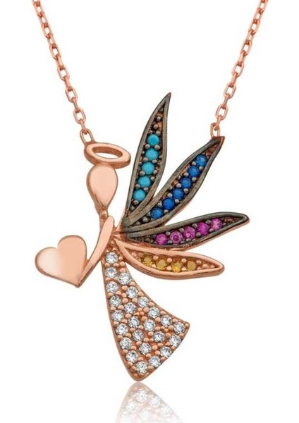 Gumush Gümüş Aşk Meleği Kolye