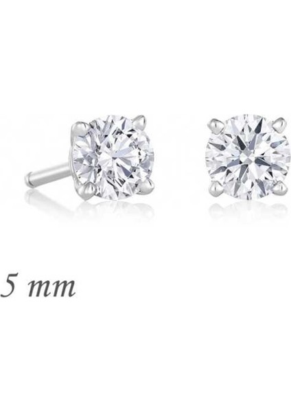 Gumush Gümüş Tektaş Küpe