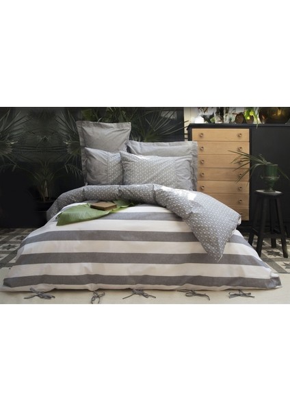 İssimo Home Exclusive Burton Ipligi Boyali Nevresim Takimi Çift Kişilik