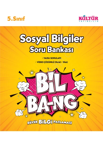 Kültür Yayıncılık Bil-Bang 5. Sınıf Sosyal Bilgiler Soru Bankası