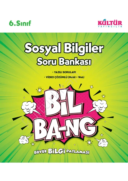 Kültür Yayıncılık Bil-Bang 6.Sınıf Sosyal Bilgiler Soru Bankası