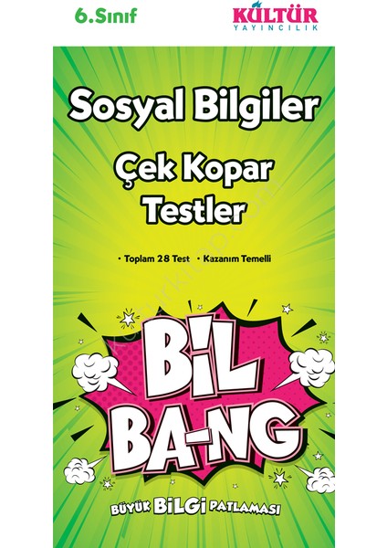 Bil-Bang 6.Sınıf Sosyal Bilgiler Çalışma Testi