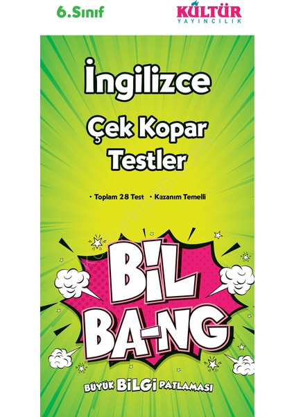 Bil-Bang 6.Sınıf İngilizce Çalışma Testi