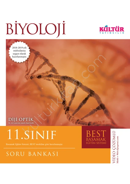 Kültür Yayıncılık Best 11. Sınıf Biyoloji Soru Bankası