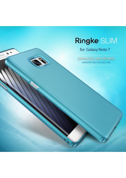 Slim Galaxy Note 7 FE Kılıf Ocean Blue - 4 Tarafı Saran İnce Şık Tasarım