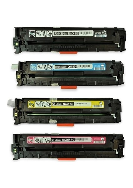 Hp 125A Cb540-41-42-43 Komple Set (Cmyk) Muadil Toner