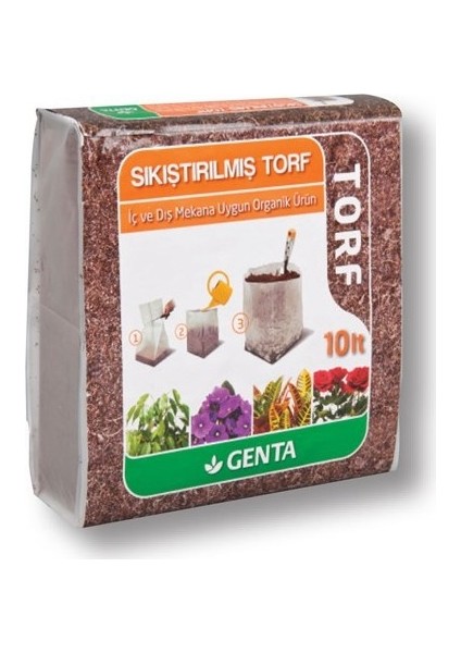 Sıkıştırılmış Torf 5 Lt