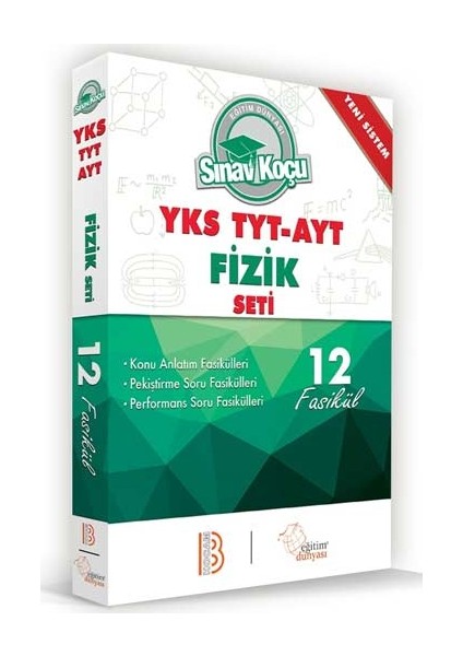 TYT AYT Fizik Sınav Koçu Konu Anlatımlı 12 Fasikül Set