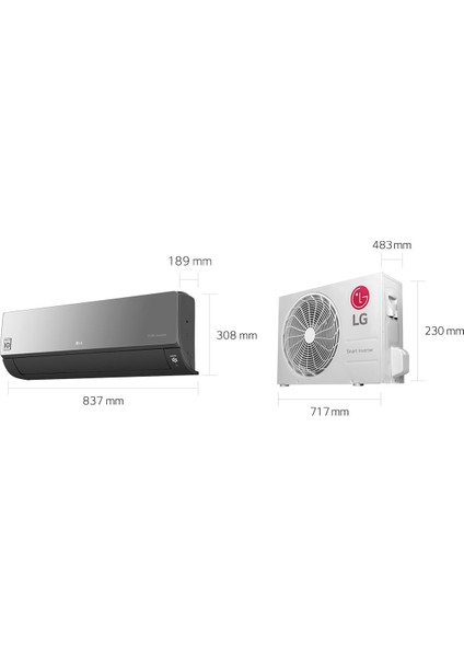 S3-M12JARZA ARTCOOL A++ 12000 BTU Duvar Tipi Klima