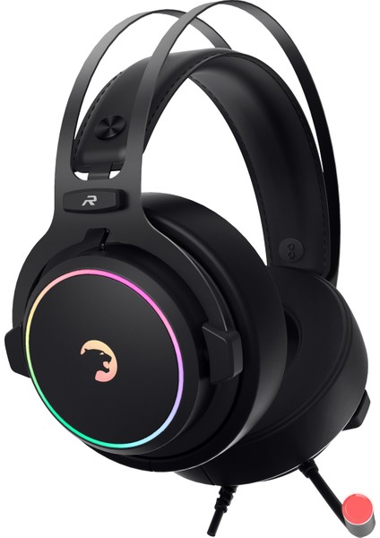 Warlord Siyah 7.1 Surround RGB Oyuncu Kulaklık