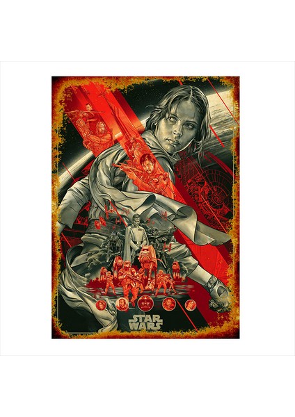 Ahşap Tablo Star Wars
