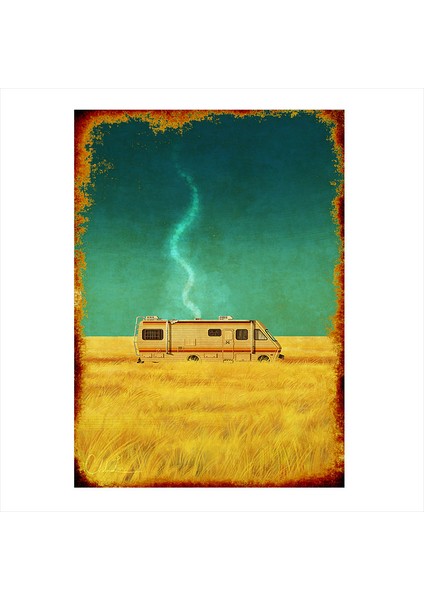 Ahşap Tablo Breaking Bad