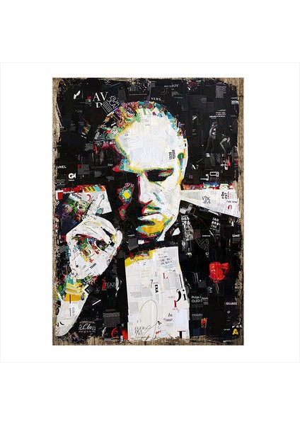 Ahşap Tablo Godfather baba