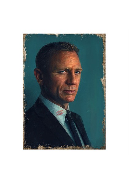 Ahşap Tablo James Bond