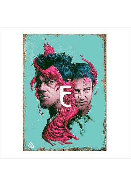 Ahşap Tablo Fight Club 2