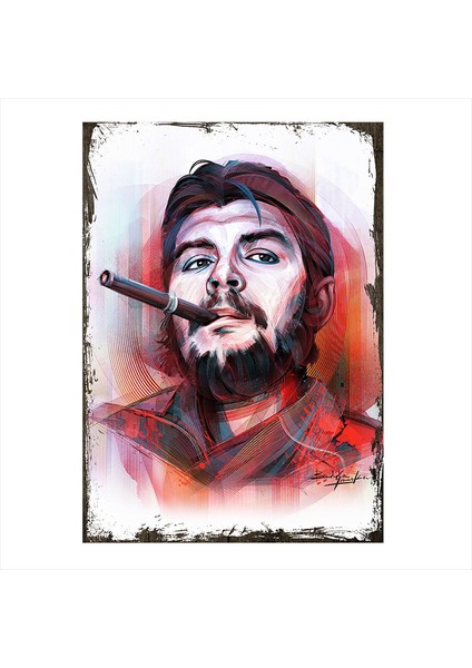 Ahşap Tablo Che Guevara