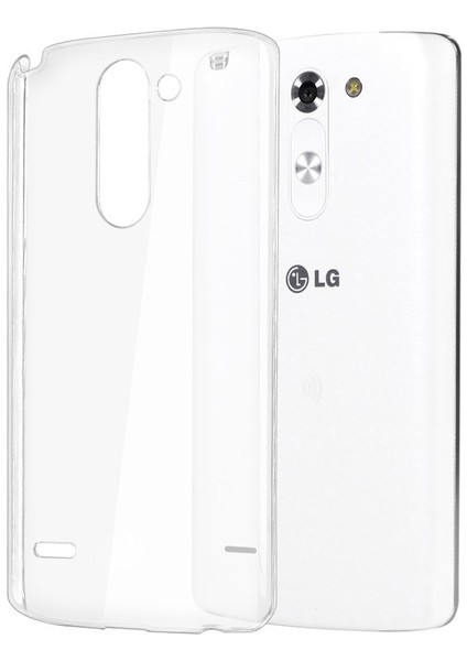 LG G4 Stylus Ultra İnce Ultra Lüx Soft Şeffaf Silikon Kılıf + Ekran Koruyucu Cam