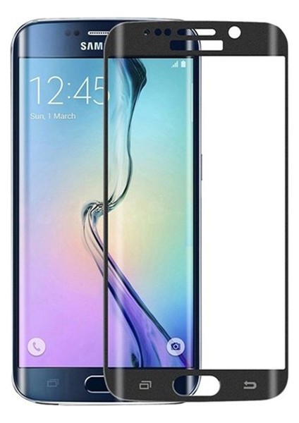 Samsung Galaxy S6 Edge 3D Full Kaplama Ultra Lüx Ekran Koruyucu Cam