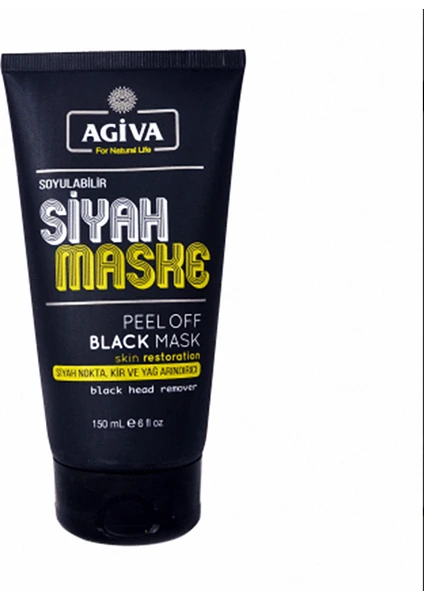 Soyulabilir Siyah Maske 150  ml