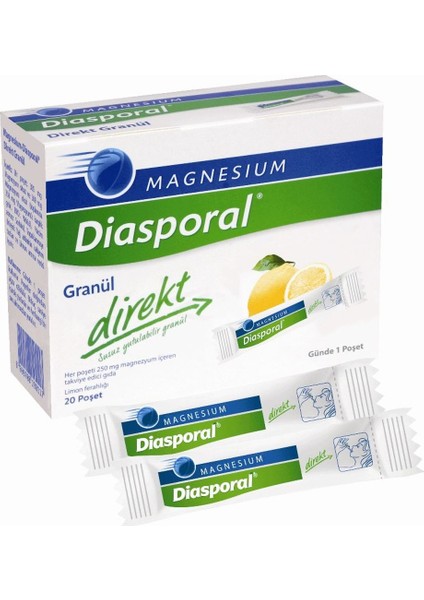 Magnesium Diasporal DİREKT 20 POŞET