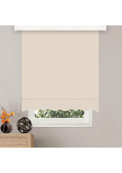 Etek Dilimli Krem Stor 110X200 cm