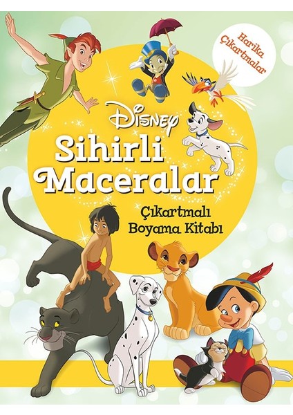 Disney Sihirli Maceralar Çıkartmalı Boyama Kitabı