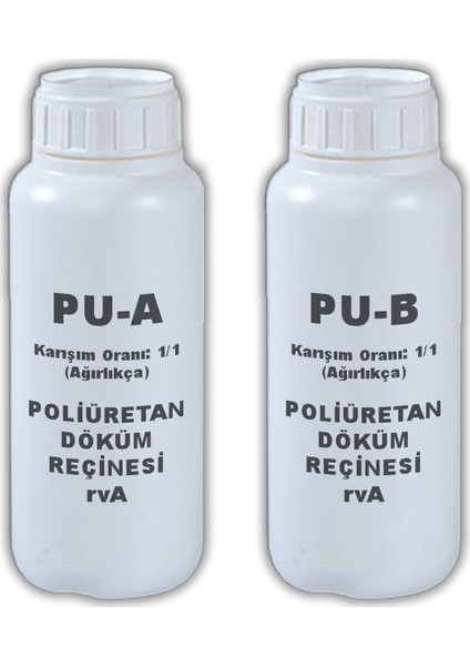 Poliüretan Döküm Reçinesi 1 Kg - Sıvı Plastik