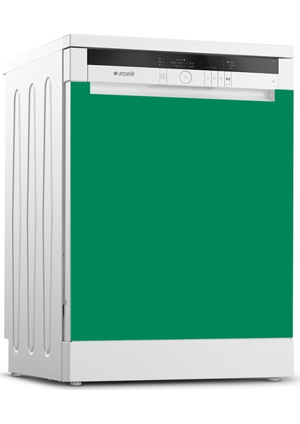 Bulaşık Makinesi Kapak Kaplama Sticker 506 Kaktüs Yeşili