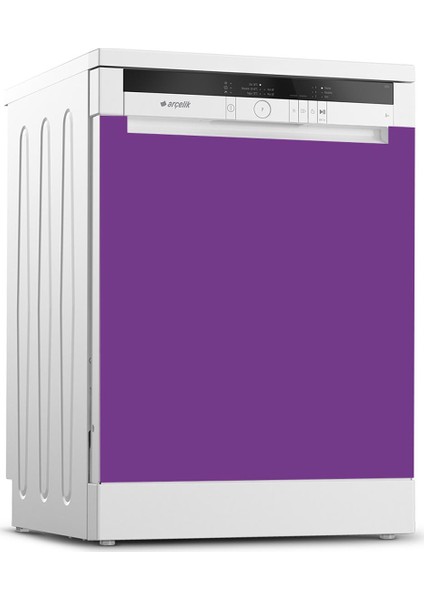 Bulaşık Makinesi Kapak Kaplama Sticker 522 Menekşe