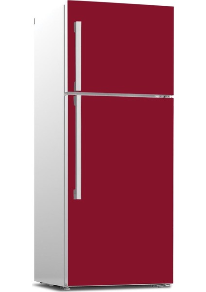 Buzdolabı Ön Yüz Kapak Kaplama Sticker 513 Bordo