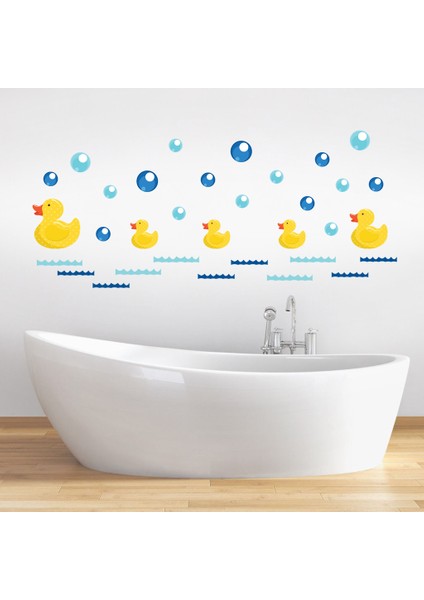 Sevimli Ördekler Duşakabin ve Banyo Sticker