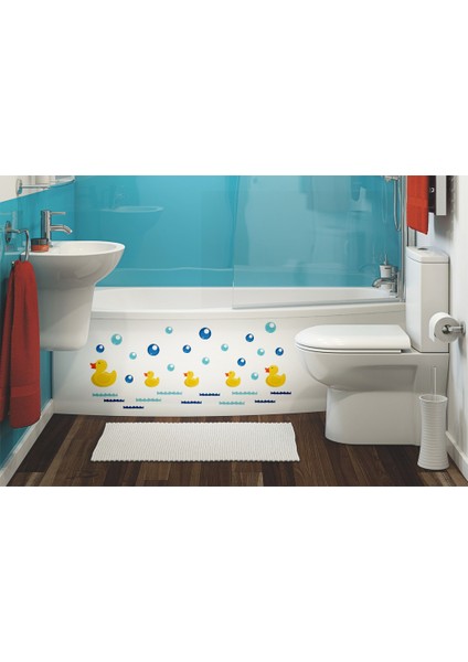 Sevimli Ördekler Duşakabin ve Banyo Sticker modelleri