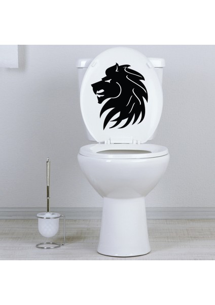 Lion Klozet Kapağı ve Banyo Sticker