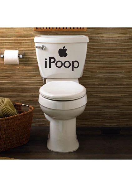 Tilki Dünyası iPoop Klozet Kapağı ve Banyo Sticker