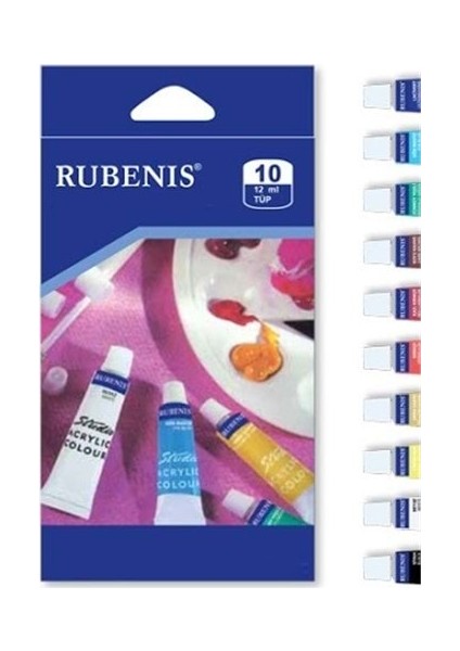 Rubenıs Guaj Boya 10Lu 12Ml