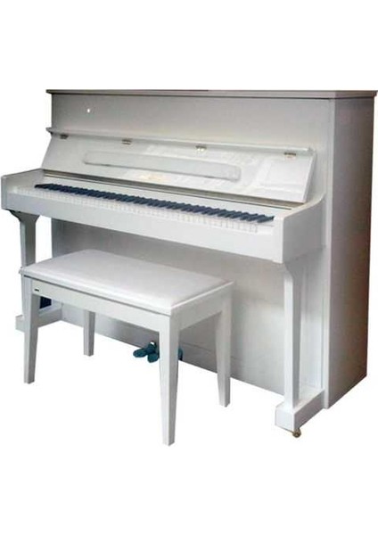 UP118M Akustik Duvar Piyanosu - Parlak Beyaz