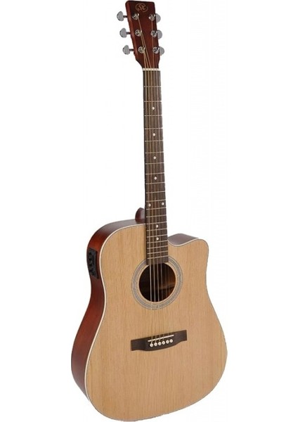 SD204CE Cutaway Elektro Akustik Gitar (Natural)